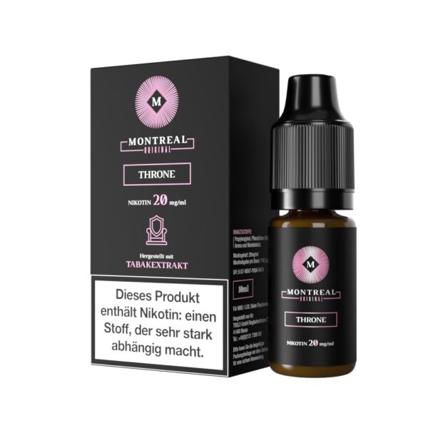 Montreal Original - Throne 10ml NicSalt Liquid