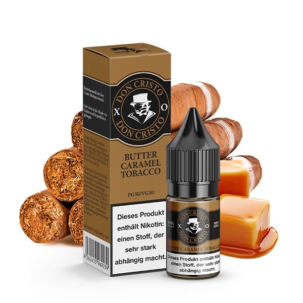 Don Cristo - XO Butter Caramel Tobacco 10ml NicSalt Liquid