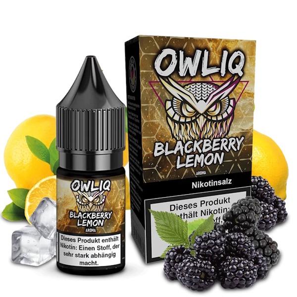 OWLIQ - Blackberry Lemon 10ml NicSalt Liquid
