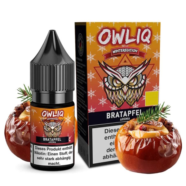 OWLIQ - Bratapfel 10ml NicSalt Liquid