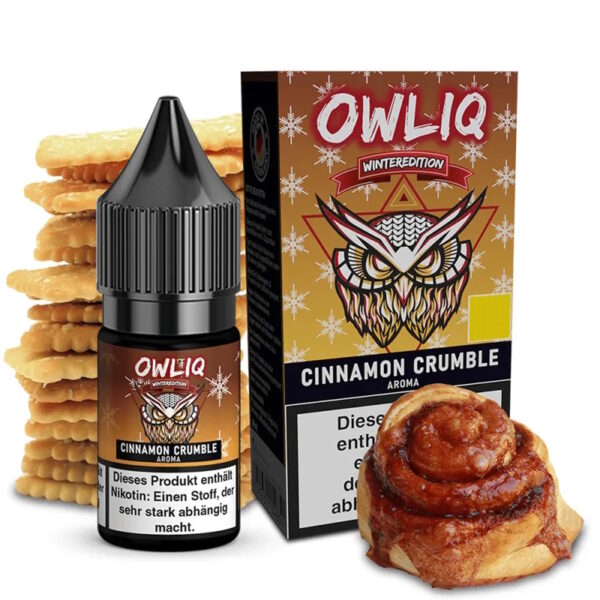 OWLIQ - Cinnamon Crumble 10ml NicSalt Liquid
