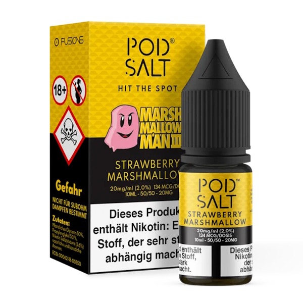 Pod Salt Fusion - Marshmallow Man 3 10ml NicSalt Liquid