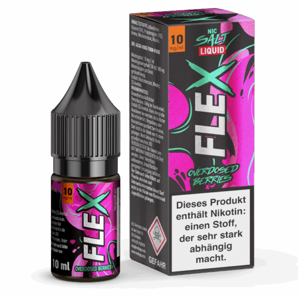 Revoltage - Flex - Berries 10ml Hybrid NicSalt Overdosed Liquid