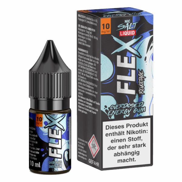 Revoltage - Flex - Energy Gum 10ml Hybrid NicSalt Overdosed Liquid