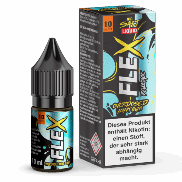 Revoltage - Flex - Mint Gum 10ml Hybrid NicSalt Overdosed Liquid