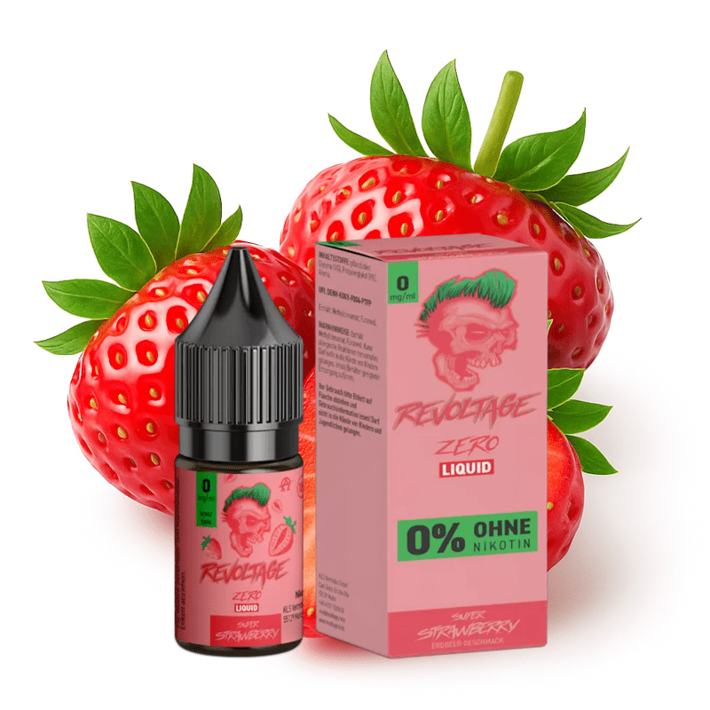 Revoltage - Super Strawberry 10ml Hybrid NicSalt Liquid