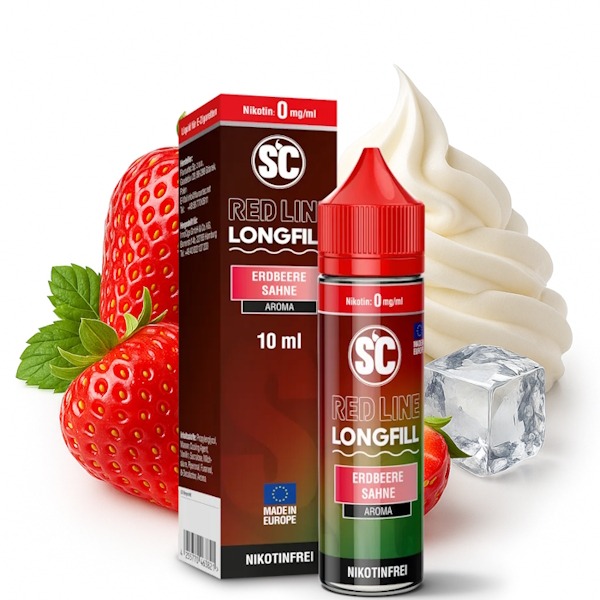 SC - Red Line - Aroma Erdbeere Sahne