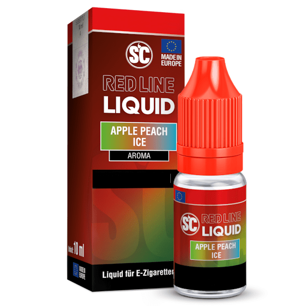 SC Red Line - Apple Peach Ice 10ml NicSalt Liquid