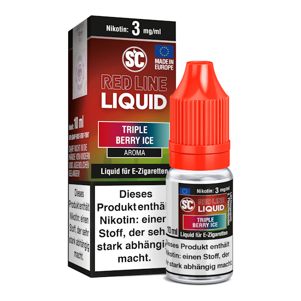 SC - Red Line - Triple Berry Ice 10ml Liquid – Bild 3