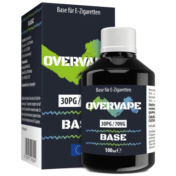 Overvape - 100ml 70VG/30PG Base