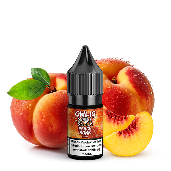 OWLIQ - Peach Bomb 10ml NicSalt Liquid
