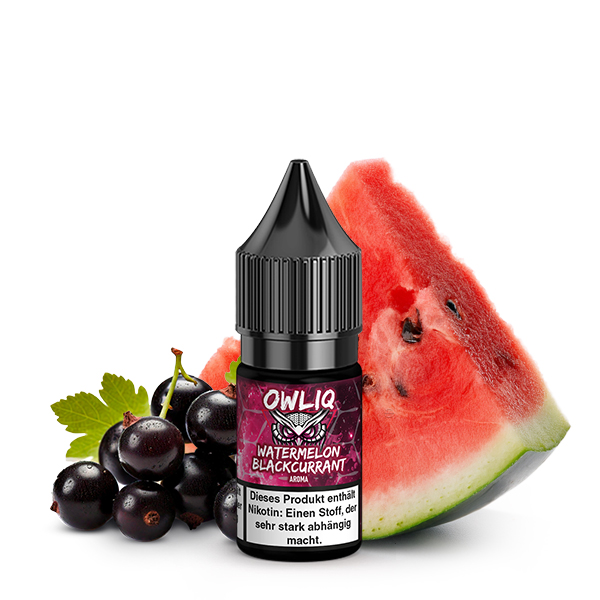 OWLIQ - Watermelon Blackcurrant 10ml NicSalt Liquid