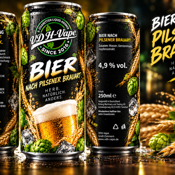 VDH-Vape Drinks – Bier nach Pilsener Brauart 250 ml