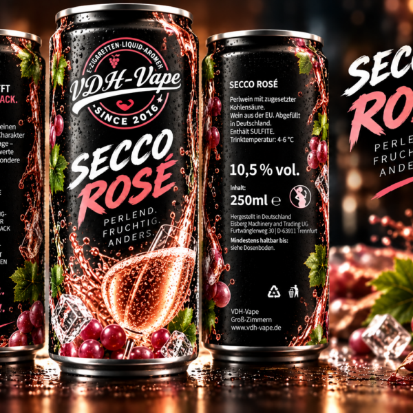 VDH-Vape Drinks – Secco Rosé 250 ml